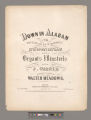 Down in Alabam, or, Aint I glad I got out de wilderness : Ethiopian refrain / as sung by Bryant's Minstrels ; melody by J. Warner ; harmonized & arranged by Walter Meadows