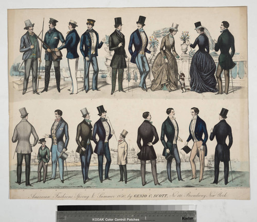 American fashions spring & summer 1850, by Genio C. Scott. No 146 Broadway New York
