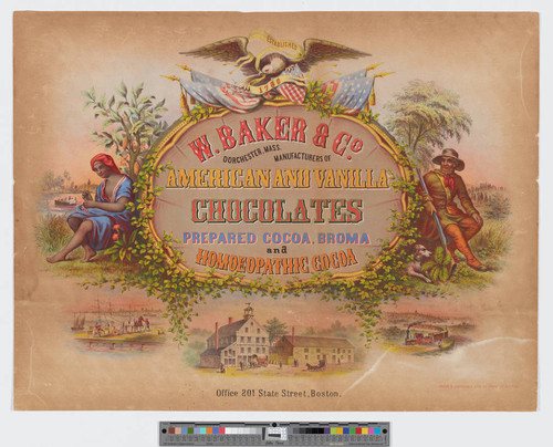 W. Baker & Co. ... American and vanilla chocolates prepared cocoa, broma and homeopathic cocoa