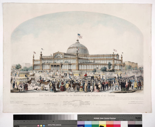 New York crystal palace for the Exhibition of the Industry of All Nations