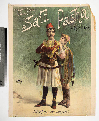 The comic opera success Said Pasha by Richard Stahl