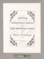 Grand triumphant march : opus. 10. / respectfully dedicated to Genl. Winfield Scott by Theod. V. La Hache