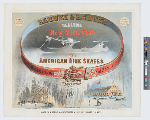 Barney & Berry's genuine New York club and American rink skates