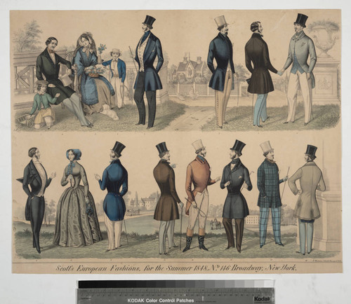 Scott's European fashions, for the summer 1848. No. 146 Broadway, New York
