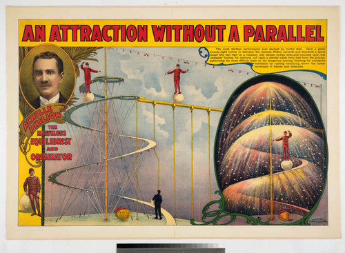 An attraction without parallel : Achille Philion the marvelous equilibrist and originator