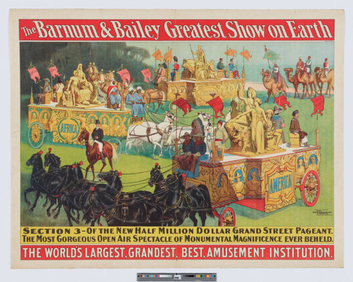 The Barnum & Bailey greatest show on earth. : Section 3 - of the new half million dollar grand street pageant