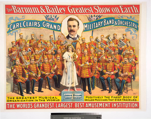 Barnum & Bailey greatest show on Earth : Carl Clair's grand military band & orchestra