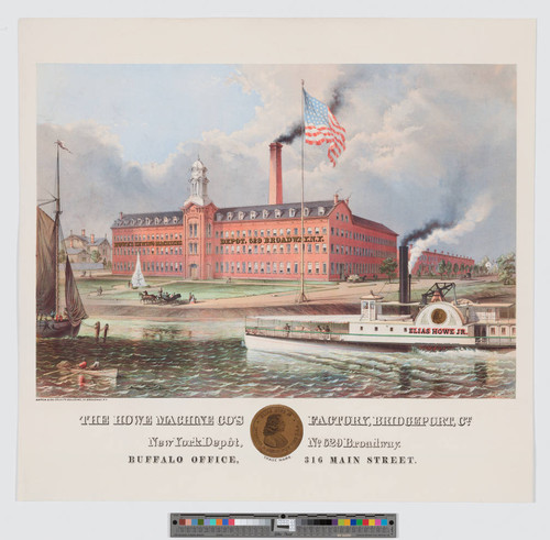 The Howe Machine Co’s factory, Bridgeport, Ct