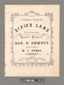 I wish I was in Dixie's land / written and composed expressly for Bryant's Minstrels by Dan D. Emmett ; arranged for the pianoforte by W. L. Hobbs