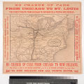 Illinois Central Railroad: New Orleans through line. : No change of cars from Chicago to New Orleans