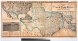 Map of the Texas & Pacific Railway and connections. : The true Southern route to and from California is via El Paso and the Texas & Pacific Railway