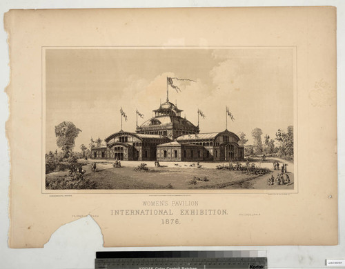 Women's Pavilion International Exhibition, 1876. Fairmount Park. Philadelphia