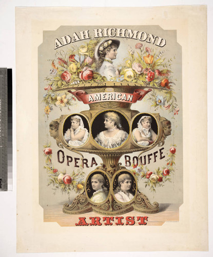 Adah Richmond : American opera bouffe artist