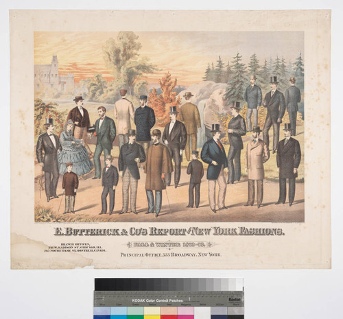 E. Butterick & Co's. report of New York fashions. Fall & winter 1872-73. Principal office. 555 Broadway, New York