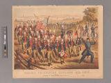 Yankee volunteers marching into Dixie