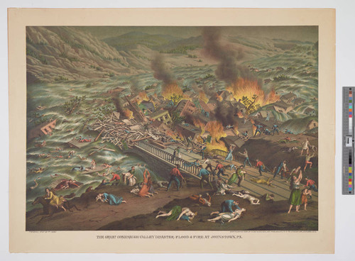 The great Conemaugh-Valley disaster-flood & fire at Johnstown, PA