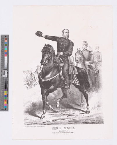 Geo. G. Meade. Maj. Genl. U.S.A. Commander of the Potomac army