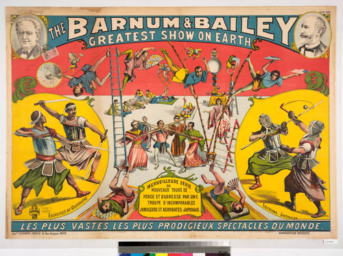 The Barnum & Bailey greatest show on Earth : les plus vastes les plus prodigieux spectacles du monde