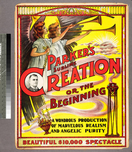 Parker's sublime creation or the beginning : a wondrous production of marvelous realism and angelic purity : beautiful $10,000 spectacle