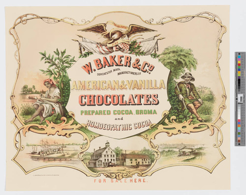 W. Baker & Co. ... American and vanilla chocolates prepared cocoa, broma and homeopathic cocoa