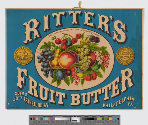 Ritter's fruit butter 2015 & 2017 Frankford Av. Philadelphia, PA