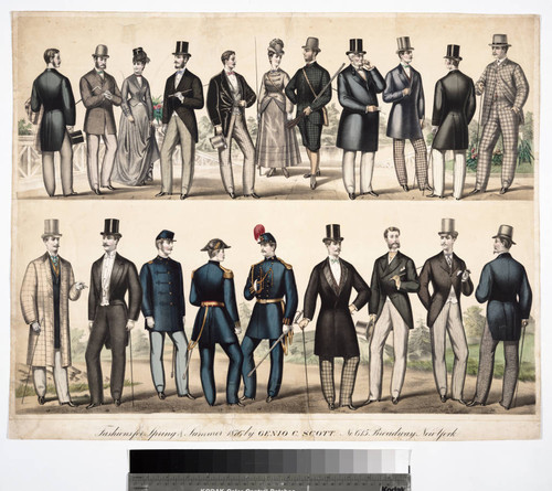 fashions for spring & summer 1876 by Genio C. Scott, No. 615 Broadway New York