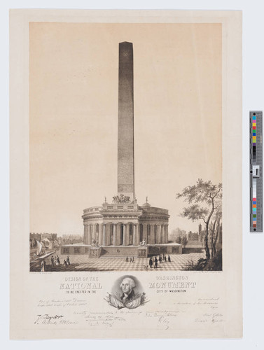 Design of the Washington : National Monument to be erected in the city of Washington