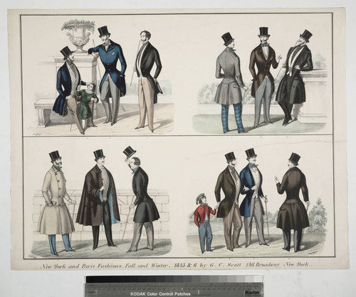 New York and Paris fashions, fall and winter, 1845 & 6 by G. C. Scott 146 Broadway New York