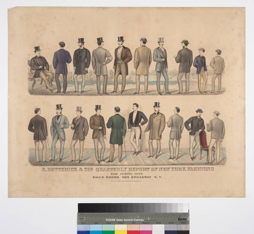 E. Butterick & Cos. quarterly report of New York fashions for spring 1869. Sales-rooms 589 Broadway, N.Y