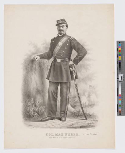 Col. Max Weber. 20th Regt. N.Y. VS. (Turner rifles.)