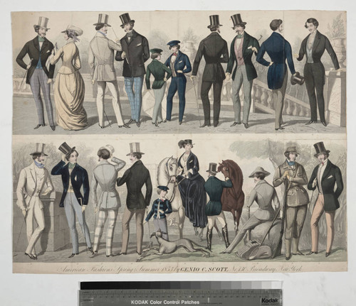 American fashions spring and summer 1853 by Genio C. Scott, No. 130 Broadway New York