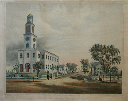 The old Congregational Church, Saco. : Built 1803-Ded 1806-Burnt July 8th 1860