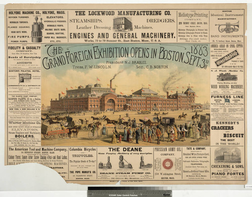 The grand foreign exhibition opens in Boston, Sept. 3rd, 1883