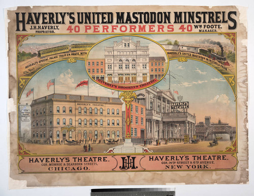 Haverly’s United Mastodon Minstrels : 40 performers 40