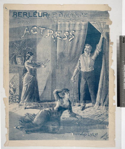 Berleur in romance of an actress