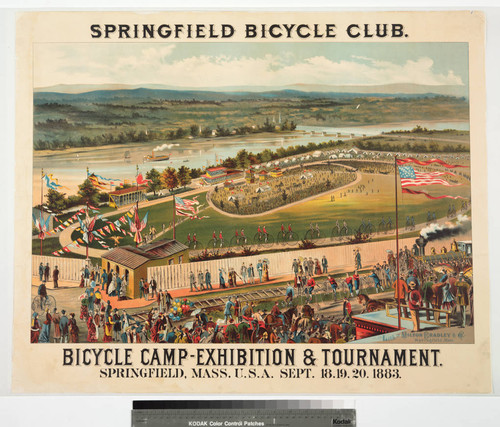 Springfield Bicycle Club. : Bicycle camp-exhibition & tournament. Springfield, Mass. U.S.A. Sept. 18.19.20.1883