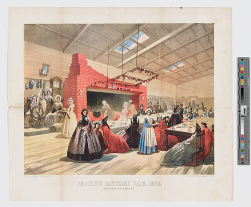 Brooklyn sanitary fair, 1864. New England kitchen