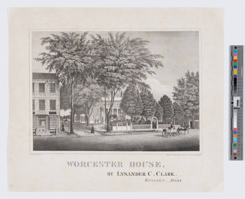 Worcester House by Lysander C. Clark, Worcester, Mass