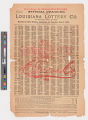 Official drawing of the Louisiana Lottery Co. of Kansas City, Kansas... Tuesday, July 11, 1893