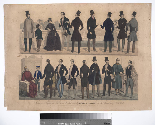 American fashions fall and winter 1849 by Genio C. Scott No. 146 Broadway New York