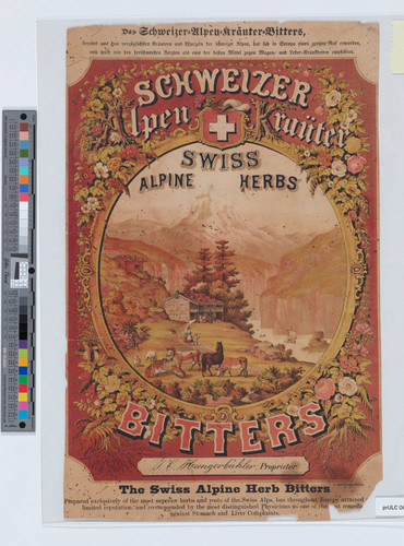 Schweizer alpenkraüter. Swiss alpine herbs bitters