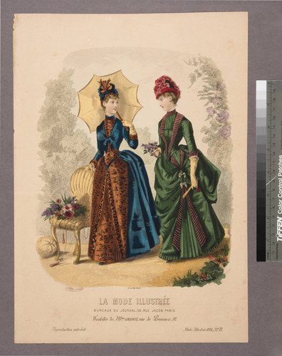 La mode illustrée bureaux du journal, 56. rue Jacob, Paris toilettes de ...