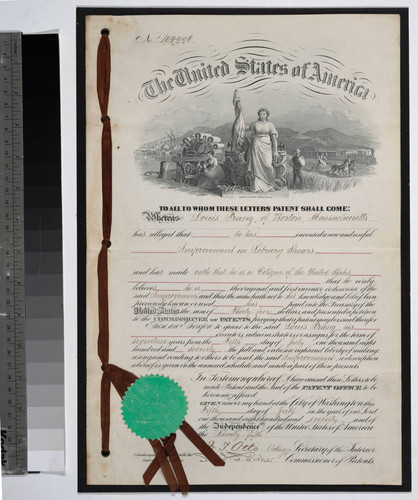 The United States of America : to all to whom these letters patent shall come