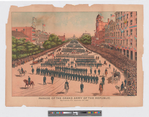 Parade of the Grand Army of the Republic. Washington, D.C., September 20th 1892