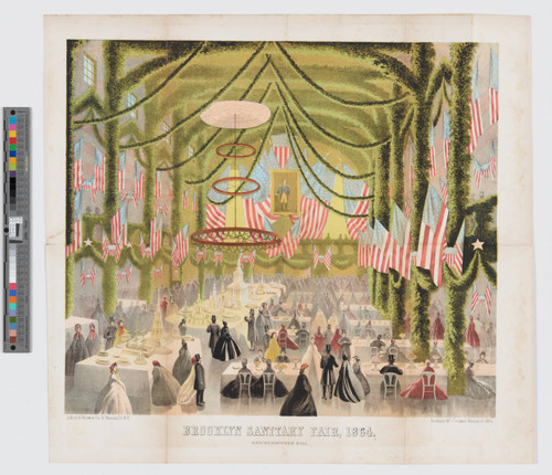 Brooklyn sanitary fair, 1864. Knickerbocker Hall