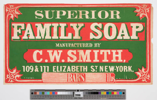 Superior family soap manufactured by C. W. Smith