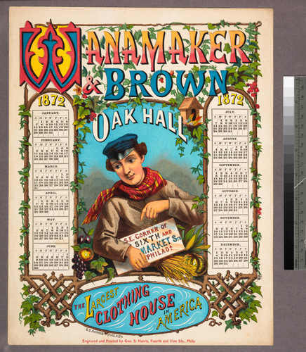 Wanamaker & Brown oak hall : the largest clothing house in America