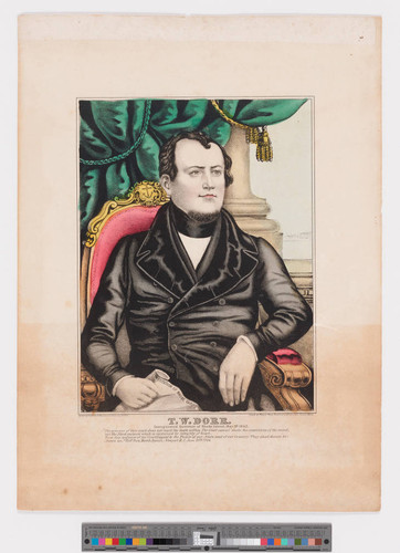 T. W. Dorr. Inaugurated governor of Rhode Island, May 3d 1842