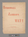 Stonewall Jackson's way!