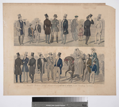 American fashions spring and summer 1855 by Genio C. Scott, No. 156 Broadway New York